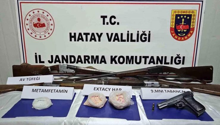 Hatay’da Uyuşturucu ve Ruhsatsız Silah Operasyonu: Şahıs Tutuklandı