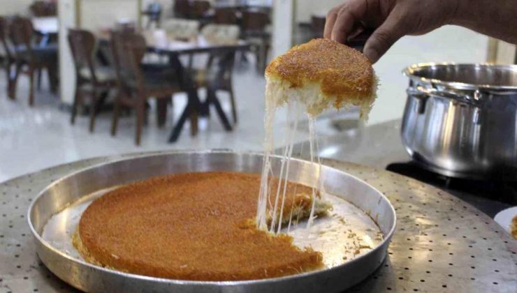 Hatay’ın coğrafik işaretli künefesi için özel üretilen peynir damaklarda tat bırakıyor