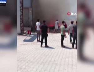 Antakya Sanayi Sitesinde Çöplük Yangını