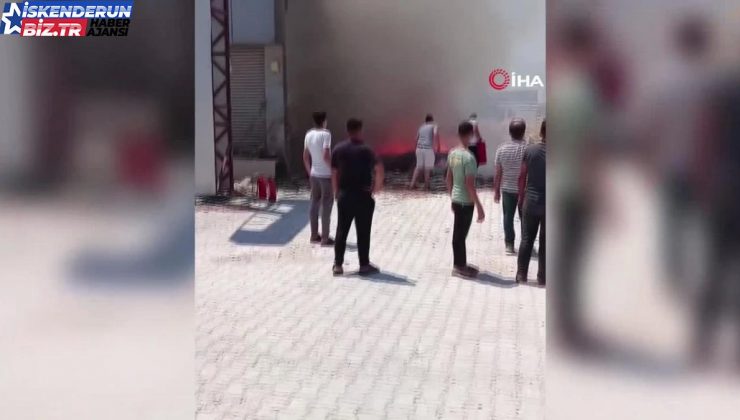 Antakya Sanayi Sitesinde Çöplük Yangını