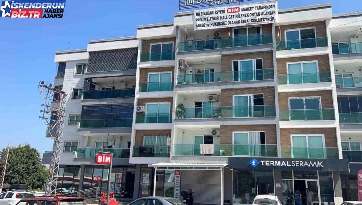 Apartman Sakinleri BİM Marketin İşgaline Reaksiyon Gösterdi