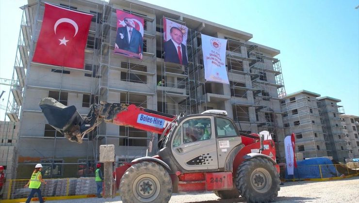 Hatay Güzelburç Mahallesi’nde 600 Kalıcı Konut İnşası Devam Ediyor