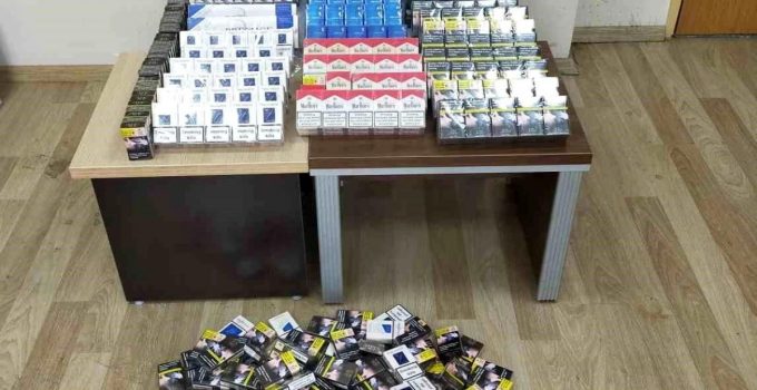 Hatay’da bin 40 paket gümrük kaçağı sigara ele geçirildi