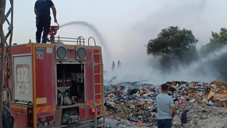 Hatay’da çıkan yangınlar itfaiye gruplarınca söndürüldü