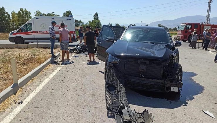 Hatay’da ciple çarpışan motosikletteki 1 kişi öldü, 1 kişi yaralandı