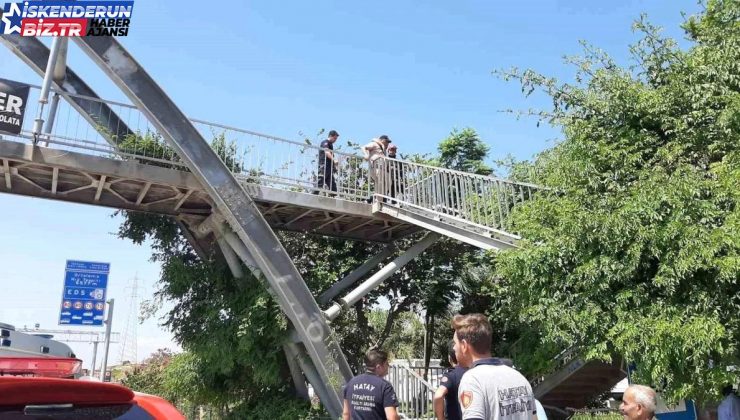 Hatay’da intihar teşebbüsünde bulunan vatandaş ikna edilerek kurtarıldı