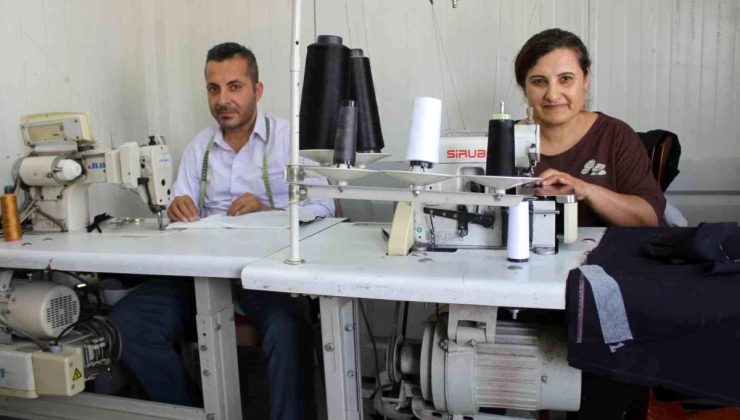 Hatay’da Terzilik Mesleği Konteynerde Devam Ediyor