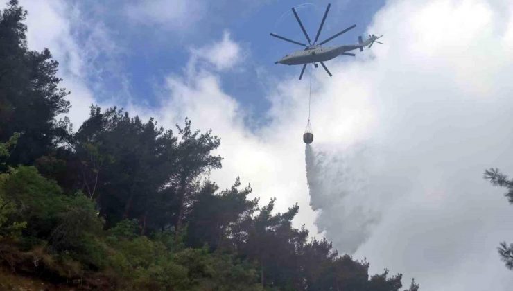 Hatay’ın Arsuz ilçesinde orman yangını denetim altına alındı