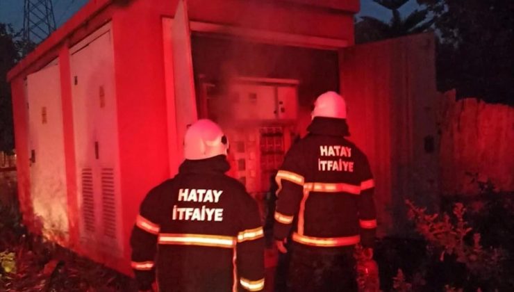 Hatay’ın Payas ilçesinde trafoda çıkan yangın söndürüldü