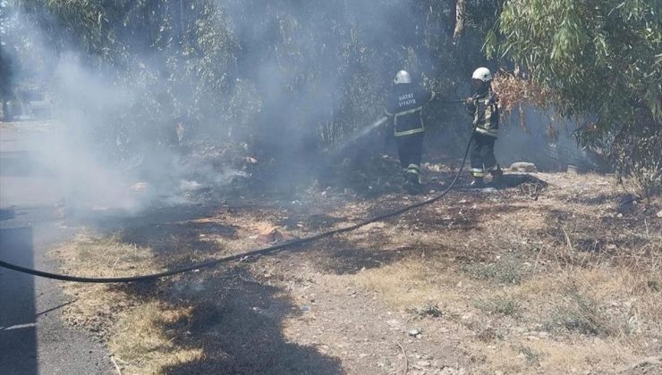 İskenderun’da çıkan yangın söndürüldü