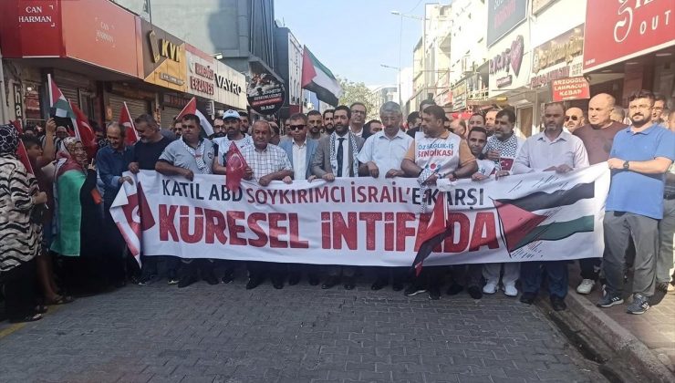 Adana, Hatay, Mersin ve Osmaniye’de Hamas ve İsrail protestoları düzenlendi