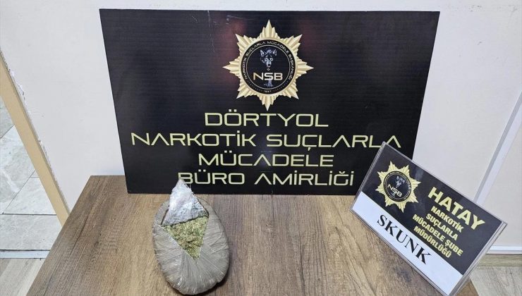 Dörtyol’da 595 Gram Esrar Ele Geçirildi, 1 Kuşkulu Gözaltına Alındı