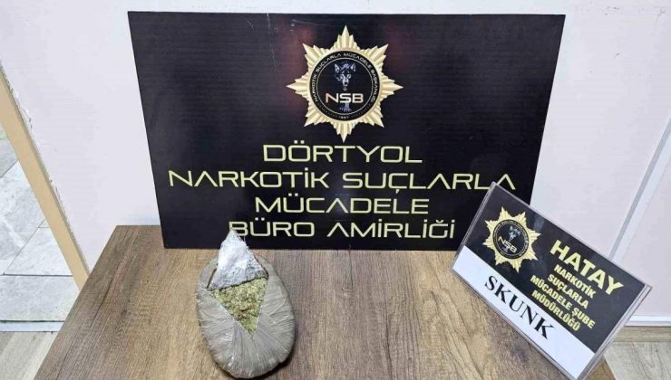 Hatay’da 595 Gram Skunk Ele Geçirildi