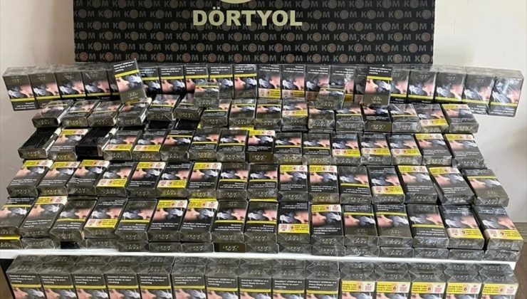 Hatay’da 850 paket kaçak sigara ele geçirildi, 2 kuşkulu gözaltına alındı