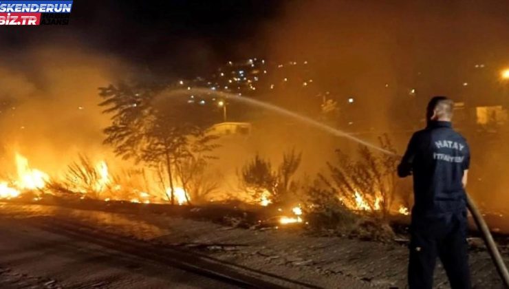 Hatay’da Asi Irmağı etrafında çıkan yangın söndürüldü