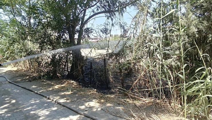 Hatay’da bahçe yangını söndürüldü