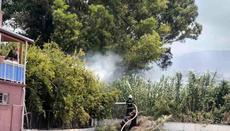 Hatay’da çıkan bahçe yangını söndürüldü