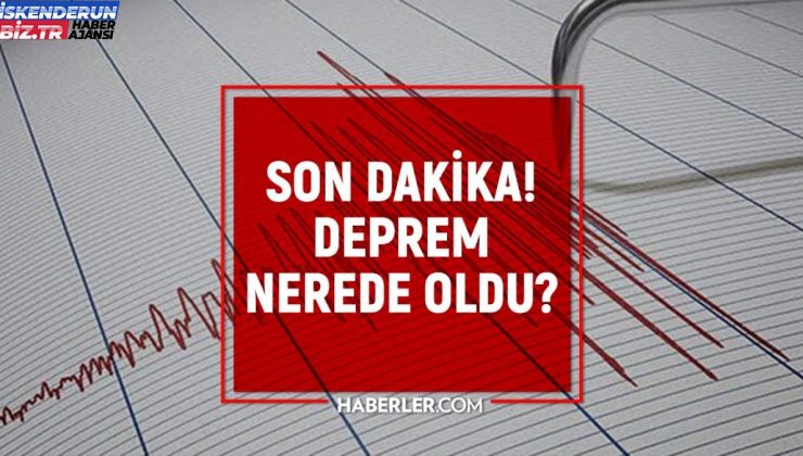 Hatay’da zelzele mi oldu, kaç şiddetinde? 13 Ağustos Hatay’da nerede sarsıntı oldu?