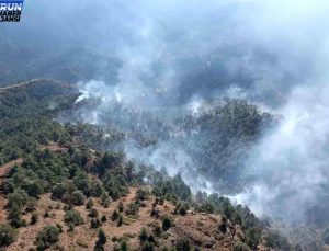 Antakya’da gece başlayan orman yangını denetim altına alındı