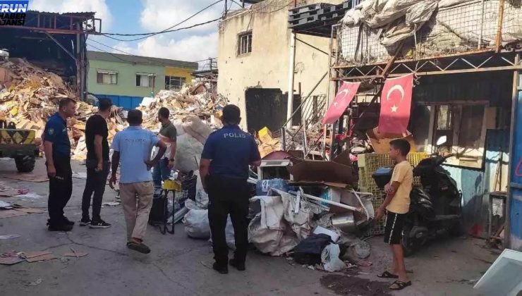 Hatay’da hurdacılara yönelik kontrollerde 25 iş yeri ve 86 şahıs sorgulandı