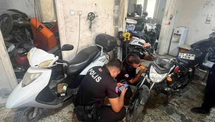 Hatay’da Motosiklet Tamircilerine Kontrol