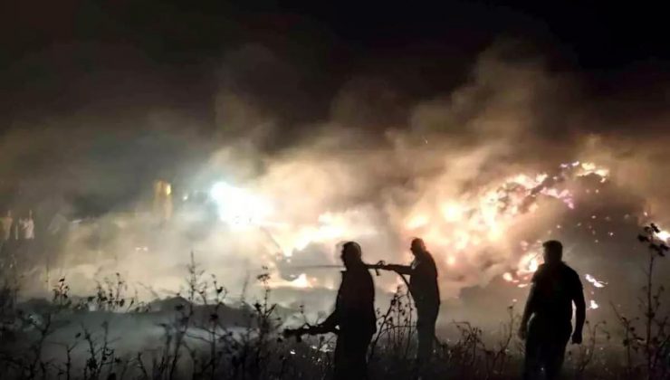 Hatay’da Samanlık Yangını Denetim Altına Alındı