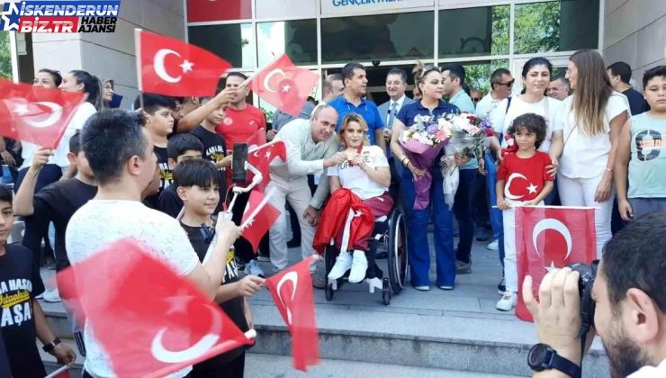 Hataylı Paralimpik Olimpiyat Şampiyonu Nazmiye Muratlı Memleketinde Coşkuyla Karşılandı