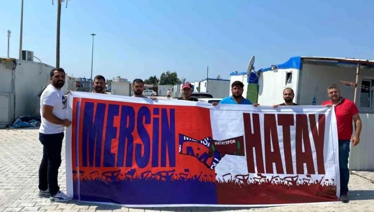 Hatayspor ve Mersin Antrenman Yurdu Taraftarları Depremzedelere Yardım Etti