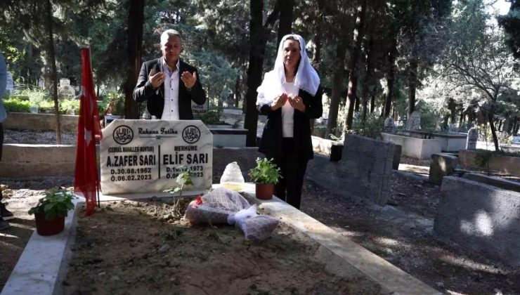 Asrın felaketinde vefat eden muhtar, unutulmadı