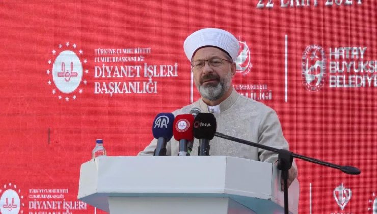 Diyanet İşleri Başkanı Ali Erbaş, Hatay’da Yeni Mescitler ve Kur’an Kurslarının Açılışını Yaptı