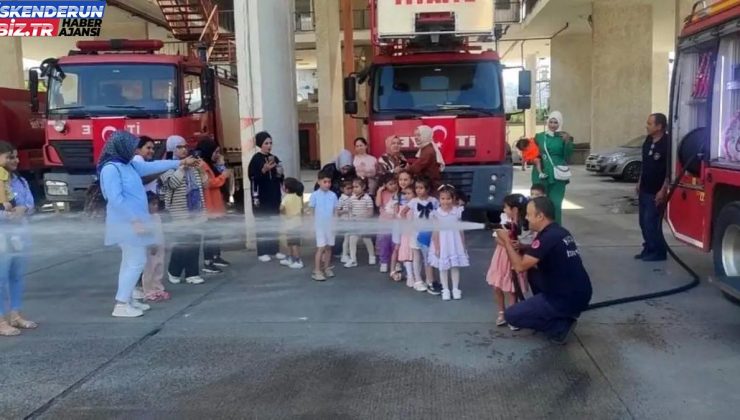 Hatay’da İtfaiye Haftası Aktiflikleri Kapsamında Anaokulu Öğrencilerine Eğitim Verildi