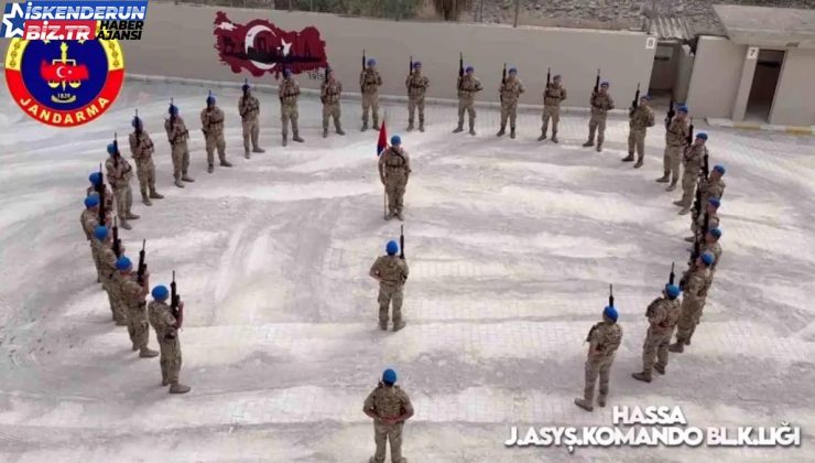 Hatay’da Jandarma Komandoların Yemin Merasimi Gururlandırdı