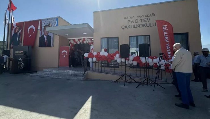 Hatay’da PwC-TEV Çakı İlkokulu Açıldı