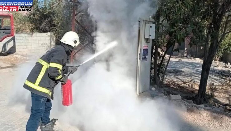 Hatay’da Trafoda Yangın: İtfaiye Grupları Süratle Müdahale Etti