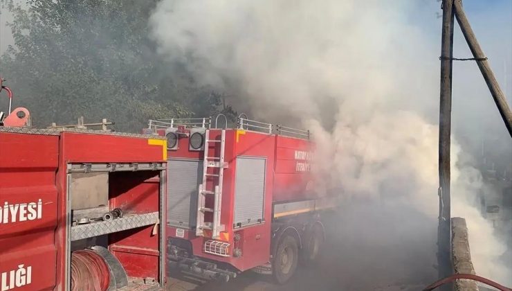 Kırıkhan’da Müstakil Meskende Yangın Çıktı