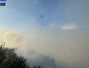 Hatay’da Orman Yangını Denetim Altına Alınmaya Çalışılıyor