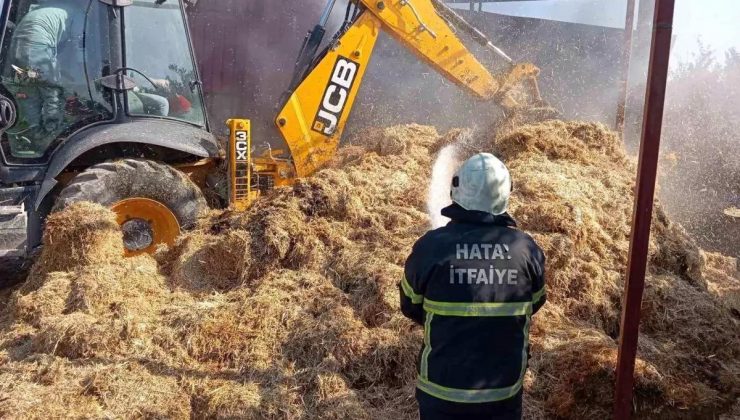 Hatay’da Samanlıkta Yangın Denetim Altına Alındı