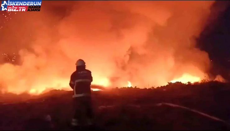 Hatay’da Tarım Toprağında Yangın Denetim Altına Alındı